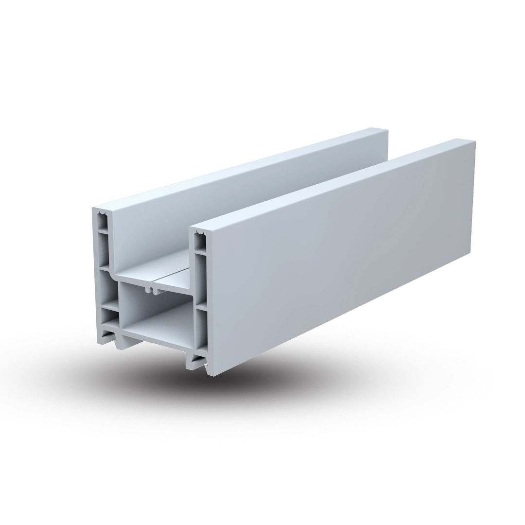 sliding double edge frame profile cfour white